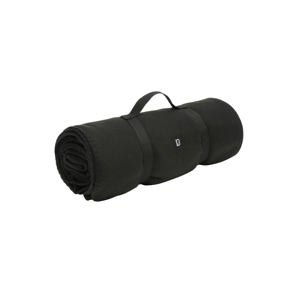 Brandit - Fleecedecke Plaid - One size - Zwart